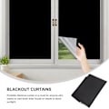 Miniatyrbillede 2 af 4: Blackout rullegardin selvklæbende blackout gardin bærbar blackout gardin til soveværelse