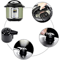 Pikkukuva 3 / 3: Höyryventtiilin vaihtoventtiilisarja Instant Pot Duo 3, 5, 6 Qt:lle, höyryventtiilin tiivisterengas