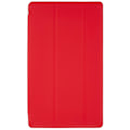 Miniatyrbild 2 av 3: För Samsung Galaxy Tab A7 Lite 8,7-tums inre bikakedesign Anti-fall anti-scratch läder case Auto Wake/Sleep Cover med Tri-fold Stand Red