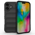 Kompatibel med iPhone 16 Plus-deksel Robust TPU Støtsikkert Mobiltelefondeksel Black