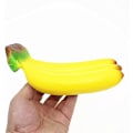 Miniatyrbillede 3 af 5: Stress Relief Rising Egnet legetøj til børn Bananer Duftende presset Slow Bread Toy D10 Legetøj (GUL, One Size)