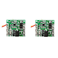 Pikkukuva 1 / 5: 2 kpl 5s 18/21v 20a Li-ion Bms Pcm Litiumakun lataussuojakortti PCB 18650 Lithium Green