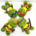 Miniatyrbild 1 av 5: 25 cm Teenage Mutant Ninja Turtles Tmnt Leo Raph mjuk plyschdocka leksak Red