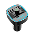 Miniatyrbilde 1 av 5: Oria Bluetooth FM-sender 5.0, Trådløs Radioadapter med Mikrofon & 2 USB A