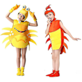 Pikkukuva 2 / 5: Lapsen Krabi-Hummeri-Kilpikonnan Merieläin Cosplay-Puku Halloween-Juhliin, Kouluesityksiin, Hyppyasu Pojille ja Tytöille, Eläinpuku Turtle 150cm