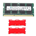Miniatyrbillede 1 af 5: Ddr3 8gb bærbar hukommelse Ram+køle vest 1600mhz Pc3-12800 1.5v 204 pins Sodimm 2rx8 til bærbar hukommelse