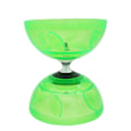 Pikkukuva 1 / 5: Diabolo-setti (4 väriä, 2 kokoa) - kolminkertainen kuulalaakerikytkimellä, väri-yhdistetyt kuitukepit, diabolo-lanka ja laukku - mxbc Green small