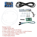 Miniatyrbild 5 av 5: HX711 Viktsensormodul Kit Digital Lastcell Viktsensor A/D Modul 5KG Vågskala för , Vågskala Dis