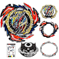 Miniatyrbild 5 av 5: 1mor Laike Db Enkelt Snurrtopp B-193 Ultimate Valkyrie B-192 Greatest Rafael Gold Anpassad Startare Leksaker För Barn  [DmS] Dynamite Belial