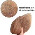 Miniatyrbild 4 av 5: 3-pack Hängande Korg Kokosfoder Väggmonterad Kokosfoder Tråg 100% Naturliga Växtfibrer Foder Utomhus Planteringsfoder Kokosfibrer Planteringsfoder 14 inch