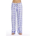 Pikkukuva 1 / 4: Naisten pyjama housut taskuilla, naisten pehmeät flanelliruudullinen pyjama housut purple XL