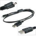 Miniatyrbillede 1 af 5: Cybershot Dsc-w800 / Dsc-w810 Digitalkamera USB-kabel / B6J8 Oplader Supe Q6G0