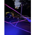 Miniatyrbilde 4 av 4: Høytlysende String Shooter Glow In The Dark Loop Svart Lys Lasso Flow Rave Leke Blå  [DmS]
