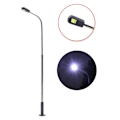 Miniatyrbillede 3 af 5: Gadelampe Individuel Belysning Til Bygnings Jernbane Landskabsmodeller 3v Led 1 set of 10
