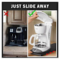 Miniatyrbilde 4 av 5: Kaffe Maskin Matte Kjøkken Skyve Kaffe Brett Utvidbar Kaffe Maskin Hyller Kjøkken Hjelper Skyve Brett Fullautomatisk Kaffe Maskin Brett, Bette