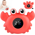 Pikkukuva 1 / 5: Vauvan kylpylämpömittari, kylpyveden lämpötilan mittari, LED-kylpylämpömittari, vauvan kylpykelluva lelu, vauvan kylpy ja lämpömittariBY Red Crab