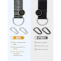 Pikkukuva 2 / 5: Bluefire Tree Swing Strap, 316cm Extra Long Hammock Tree Strap With 2 Heavy Duty Safety Locks And D-rings, Perfect For Hammock Hanging Kit Straps With