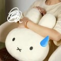 Miniatyrbillede 2 af 5: Stoppet Dyr Sød Miffy Kreativ Blød Dukke Tegneserie Soveværelse Dekoration Pynt Fødselsdag Gave[HK] A-40X30X16CM