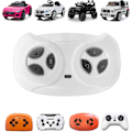 Pikkukuva 1 / 5: SBSG JR1602FCC 2.4G Bluetooth -kauko-ohjain sähköautoihin, JR1839FCC valkoinen kauko-ohjain sähköautoihin, leluautoihin JR1603, JR1810, JR1958, JR1