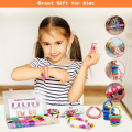 Miniatyrbillede 4 af 5: 2500+ Loom Bands Kit, 30 farver Loom Twist Gummibånd til DIY Refill Armbånd Fremstilling Craft Kits  (FMY)