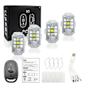 Pikkukuva 1 / 5: Pursuit Underglow X Pvrsvit Auton Valot Langattomat Led Strobe Valot Varastossa Four lamp with remote contro
