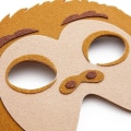 Miniatyrbild 4 av 5: 12-pack Filt Djurmasker för Barn, Djungel Safari Partypresenter till Födelsedag (FMY)