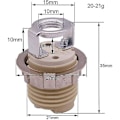 Miniatyrbild 4 av 4: 4-pack LED G9 Lamphållare Special Keramisk Lamphållare Lamplampahållare Dörr 35mm Höjd Tråddameter 21mm (Bas Typ: G9, Färg: 4 set) VLV