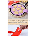 Miniatyrbild 3 av 5: Flip Cooker Stekt Ägg Pannkaka Maker Form Ägg Shaper Omelett Non-stick Matlagning Verktyg Pan Flip Ägg Mo red  purple  pink