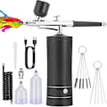 Miniatyrbilde 1 av 5: Airbrushsett Trådløs Oppladbar Kompressor Airbrushsett, Håndterer Modellmaling Automatisk, N [DB]