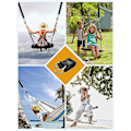 Pikkukuva 5 / 5: Bluefire Tree Swing Strap, 316cm Extra Long Hammock Tree Strap With 2 Heavy Duty Safety Locks And D-rings, Perfect For Hammock Hanging Kit Straps With