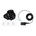 Miniatyrbilde 1 av 5: Oppblåsbar vifte, reservedeler til viftemotor for hagedekorasjoner, 1,0A vifte for hage, Halloween og jul, 10,2V/1,0A adapter