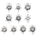 Pikkukuva 3 / 5: Ketjusahaketin ketjun hammaspyörä vaihteisto vaihtohammaspyörä sähkötyökalu 6 tooth sprocket 912