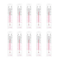 Miniatyrbillede 1 af 2: 10 stk./sæt Indendørs Termometer Brug Nøjagtig Celsius Fahrenheit Display Termometer As Shown 10pcs