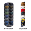 Miniatyrbillede 3 af 5: Filthatteholder med 14 lommer til opbevaring af hatte, hat organizer til baseball caps for at bevare hatformen, cap display rack opbevaring inklusive tilpassede kroge til at gøre det Double Row
