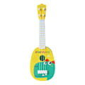 Miniatyrbild 2 av 3: Simuleringsgitarr med fyra strängar Leksak Tidig Utbildning Simuleringsukulele Barnmusikleksaker [DmS] Zebra
