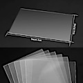 Miniatyrbillede 2 af 5: 6 stk. Klart Akrylplader, Plastik Perspex Plader, Transparent Plexiglas Paneler Plader til Billedramme Glasudskiftning, Display Projekter,