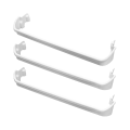 Miniatyrbillede 1 af 5: 240534701 og 240534901 Køleskabsdørshyldeholderstang til udskiftning af Ap3214631, Ps734936, Ap321463BY White