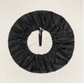 Miniatyrbild 2 av 3: Adjustable Solid Color Shower Cap for Summer Hair Care Black