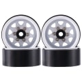 Miniatyrbilde 1 av 5: 1 In Beadlock Felg Negativ Offset 3.78mm Nav For 1/18 1/24 Rc Crawler Bil Axial Scx24 Ax24 Trx4m Fcx24,6