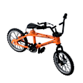 Pikkukuva 1 / 5: Mini-sormipyörä lelut seos Miniatyyri Mtb Pyörä Malli Diy Luova Simulaatio Vuoristo Pyöräily Lapset Koulutuslahjat [DmS] Orange