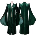Miniatyrbild 3 av 4: Halloween Harry Potter   McGonagall Professor Hogwarts Rektor Lång Klänning Halloween Kostym   Kostym L