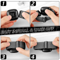 Miniatyrbild 4 av 5: 3-pack elastiska nylonremmar kompatibla med Fitbit Versa 4-rem/fitbit Versa 3-rem/fitbit Sense-rem/sense 2-rem, mjuk ögla justerbar sportrep