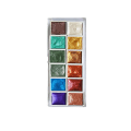 Miniatyrbilde 2 av 5: 12 Farger Metall Vannfargemaling Pigment Transparent Delpakke Sett 243792BY Multicolor