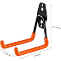 Miniatyrbillede 2 af 3: 2 stk. Heavy Duty Garagekroge til opbevaring af elværktøj, stiger, cykler, stole, store genstande