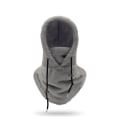 Miniatyrbilde 1 av 2: Sherpa Hood Skimaske Vinter Balaclava Kaldt Vær Vindtett Justerbar Varm Vinterhette Deksel Lue Hodeplagg Skjerf[DB] Grey