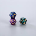 Pikkukuva 1 / 5: 3 kpl/setti Dichromatic D12 Polyhedral Astrology Noppaa