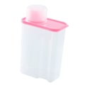 Miniatyrbilde 4 av 4: Vaskemiddelbeholdere gjennomsiktig vaskemiddel oppbevaringsboks for skap [DM] 3L Pink