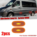 Pikkukuva 2 / 5: 2x Auton Sivuvilkut - Sprinter W906 2006-2018 A0038202956 Sivusignaalit Yellow