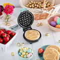 Miniatyrbillede 5 af 5: DASH Mini Maker til Individuelle Waffler, Hash Browns, Keto Chaffles med Nemt at Rengøre, Non-Stick Overflader, 4 Tommer, Aqua