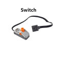 Miniatyrbillede 1 af 4: For Logo Tekniske Dele Motor Multi Power Funktioner Værktøj Servo Tog Model Sæt Byggeklodser Høj Kvalitet  [DmS] switch